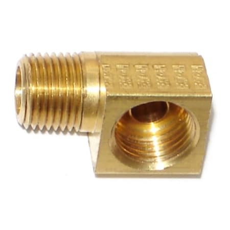Midwest Fastener 90 Degree x 1/4" x 1/8" Brass Male Elbows 6PK 76346